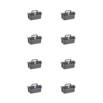 8PK Boxsweden 3 Compartment Portable Cleaning Caddy 40.5x27.5x23cm Assorted