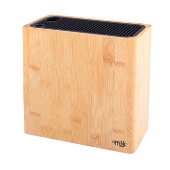 Appetito Rectangle Universal Knife Storage Block 22.9x11.5x23.2cm Bamboo