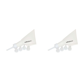 2 x 6pc Wiltshire Plastic/Nylon Reusable Cake & Pastry Decorating Kit