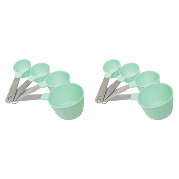 2 x 4pc Wiltshire Australian Metric Standard Nylon Measuring Cups Bakeware Set
