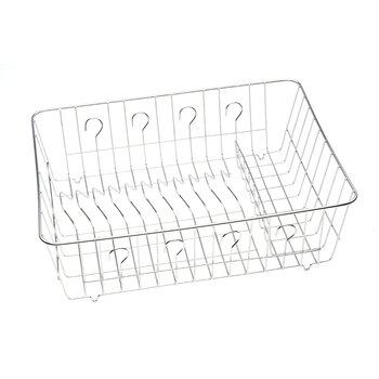 Wiltshire Essential Durable Stainless Steel High Dish Drainer