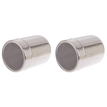 2PK Appetito Stainless Steel Flour/Sugar Shaker Home Kitchen Cooking
