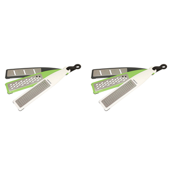 2 x 3pc Wiltshire Vegetable/Cheese Kitchen Food Grater/Slicer Utensil Set
