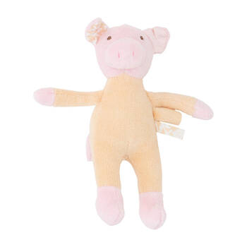 Annabel Trends Cuddly Wuddlies Plush Toy 17x6cm Small - Pig