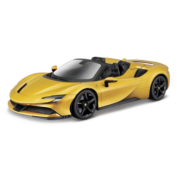 Bburago 1:18 Scale Ferrari SF90 Spider Model Car 3y+ Yellow