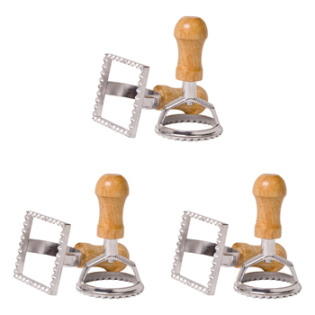 3x 2pc Al Dente Ravioli Cutters Square & Round Home Kitchen Cooking