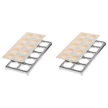 2PK Al Dente 10-Ravioli Maker Home Kitchen Cooking Utensil Tool