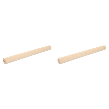 2PK Wiltshire Durable Beechwood Lightweight French Rolling Pin