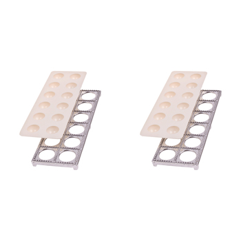 2PK Al Dente 12-Ravioli Maker Home Kitchen Cooking Utensil Tool