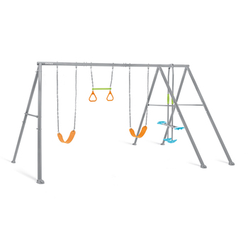 Intex Swing And Glide Four Feature Steel Backyard Swing Set 3y+