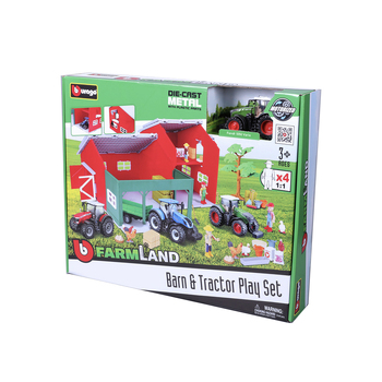 52pc Maisto Farmland Farm Shed w/Tractor Playset Toy