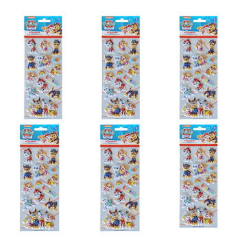 6x 3PK Haven Paw Patrol Kids Bubble & Fun Sticker Sheets 3y+