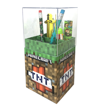 Minecraft Desk Caddy w/Sword Pen/Pencils/Pens/Ruler