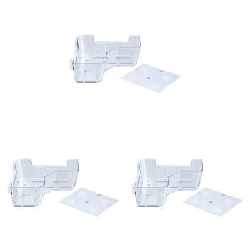3PK Boxsweden Crystal Bathroom Hanging Corner Caddy 24x24x8cm