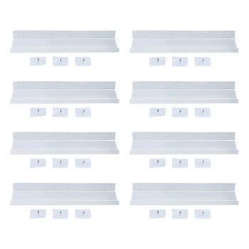 8PK Boxsweden Crystal Bathroom Hanging Organiser/Storage Shelf 40x10cm