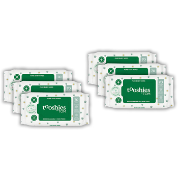420pc Tooshies Aloe Vera Chamomile Pure Baby Wipes