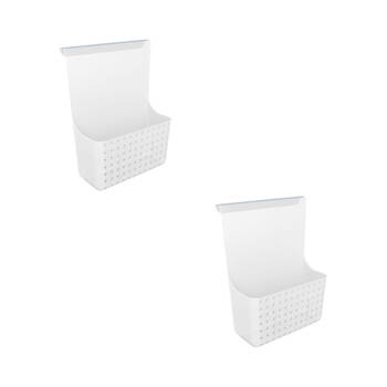 2PK Madesmart Hanging Door Store Space Saving Oganiser  - White