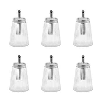 6PK Lemon & Lime Durable Glass Kitchen/Dining Sugar Pourer 250ml