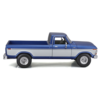 Maisto 1:18 Ford 1979 F150 Pick up Truck Blue/White Model Car Toy 3y+