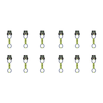 12PK Paws & Claws Squeak & Tug Double Tugger TPR Mesh & Rope 39x12x5cm Assorted