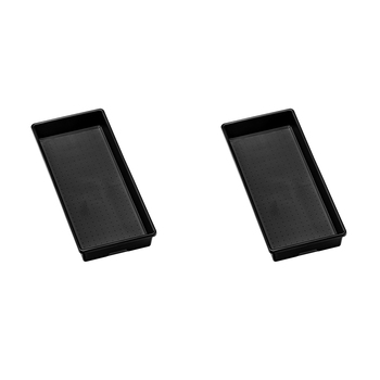 2PK Madesmart Large Bin Carbon Kitchen Organiser 39x17cm