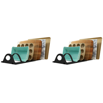 2PK Madesmart Expandable Bakeware Organiser 39x29cm Rectangle Carbon