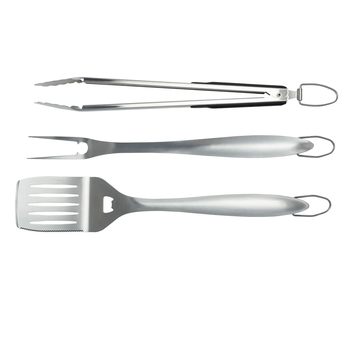 3pc Euroline Grande 45.5/43cm Stainless Steel Spatula/Fork/Tongs BBQ Set