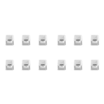 12PK Boxsweden Heavy Duty Stackable Tray Sleek Organiser 15x10x6.5cm Assorted