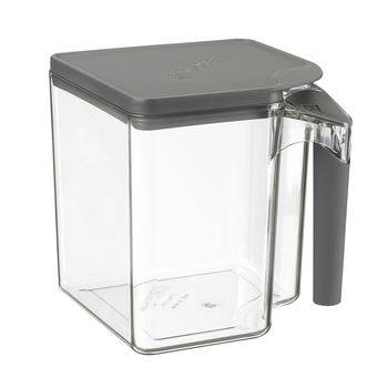 Polder Handle-It 2.65L/16cm Storage Canister - Clear/Grey