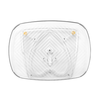 Polder Ez Reach Rotating Fridge Tray 40.5x30.5cm - Clear