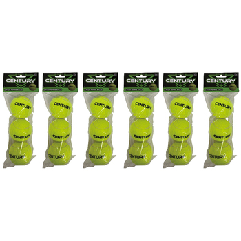 6x 3PK Century Tennis Balls Practice/Training Sports Green 3y+