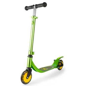John Deere Adjustable Kick Scooter Trottinette w/ Light Up Wheels 5y+