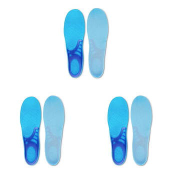 3PK Sof Comfort Cushioning Gel Trim-to-Fit Insole Women's US5-10