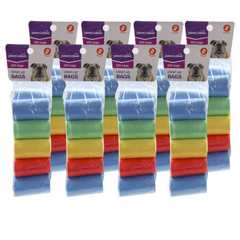 1600pc Paws & Claws Doggy Clean Up Bags