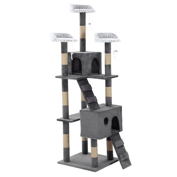 Paws & Claws 1.7M Giant Cat Tree Play House