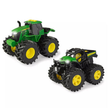 2pc John Deere Monster Treads Tractor