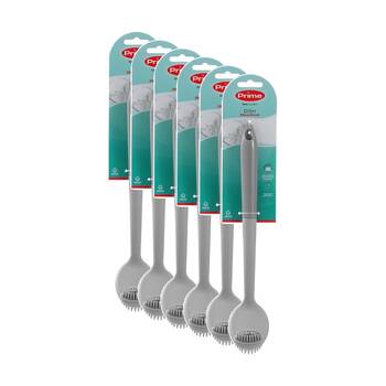 6PK Boxsweden Prime Essentials Dish Brush Silicone Bristles Cleaning Assorted