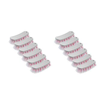 12PK Boxsweden Prime Essentials Hand Scrubbing Brush w/ Comfort Grip Cleaning