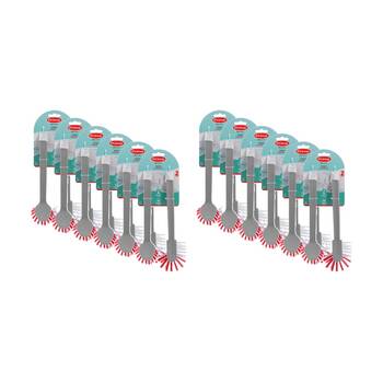 12x 2pc Boxsweden Prime Essentials Dish Brush Built in Hook for Drying Cleaning