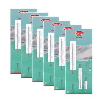 6x 3pc Boxsweden Prime Bottle Cleaning Brush Set Assorted