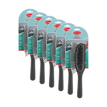 6PK Boxsweden Prime Sofa or Carpet Cleaning Brush w/ Grip Handles
