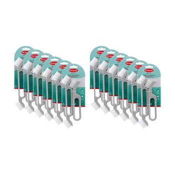 12x 2pc Boxsweden Prime Mini Cleaning Brushes Two Heads for Versatile Use