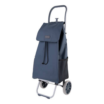 Sachi Cosmo Weatherproof Durable Grocery Wheeled Shopping Trolley 38L Indigo