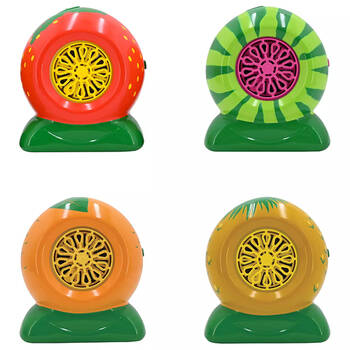 4PK Maxx Bubbles Mini Fruit Bubble Blowers w/ Scented Solution 4oz Assorted 3y+