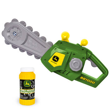 John Deere Motorised Bubble N Fun Chainsaw Kids Outdoor Toy 3y+