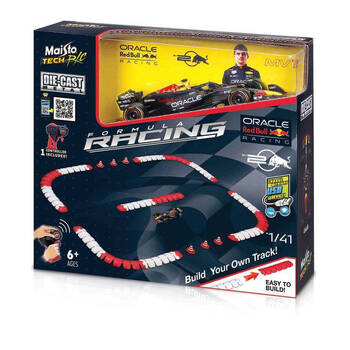 Maisto TECH Diecast F1 Racing Track 2024 Red Bull RB-20 Verstappen #1 1:41