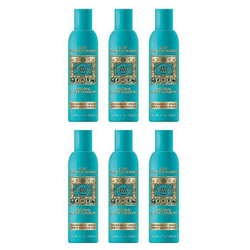 6PK Mulhens 4711 Original 150ml Eau De Cologne Body Spray For Women