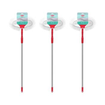 3PK Boxsweden Prime Cobweb Brush Telescopic Handle for Cleaning Assorted