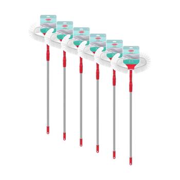6PK Boxsweden Prime Cobweb Brush Telescopic Handle for Cleaning Assorted