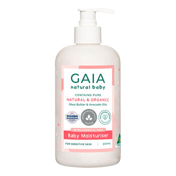 Gaia 500ml Natural Baby Moisturiser 0m+